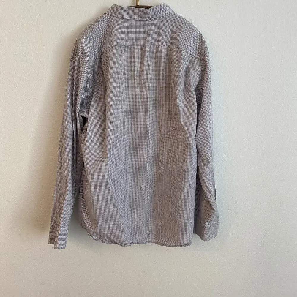 J. Crew Men's Button Down Gingingham - XL